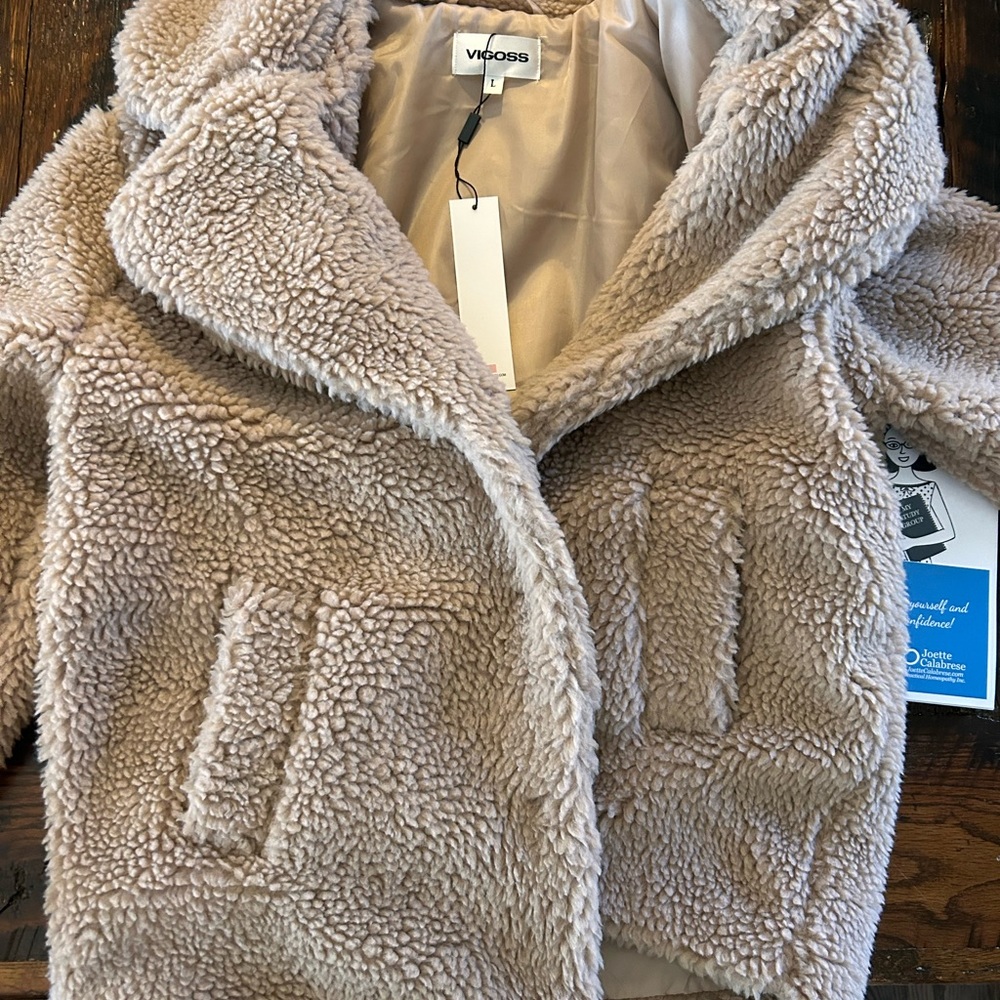 NWT vigoss teddy jacket - Picture 3 of 3